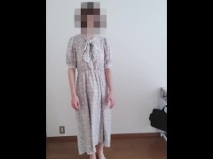 【ふたなり風・女装オナニー】女の子の洋服着てオナニーしました！ - Screenshot 5 of 16 - Masturbate