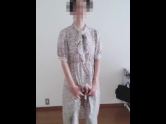 【ふたなり風・女装オナニー】女の子の洋服着てオナニーしました！ - Screenshot 9 of 16 - Futanari