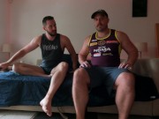 Preview 1 of Fucking a rugby stud raw with by big dick - Sam Brownell