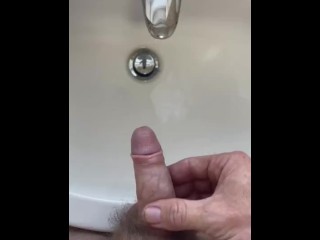 Pissing in Sink cause why not