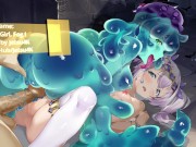 Preview 1 of Sex With Slime Girl and Princess [2D Hentai Game, 4K, 60FPS, Uncensored]