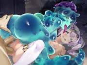 Preview 4 of Sex With Slime Girl and Princess [2D Hentai Game, 4K, 60FPS, Uncensored]