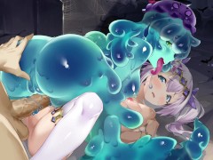 Video Sex With Slime Girl and Princess [2D Hentai Game, 4K, 60FPS, Uncensored]