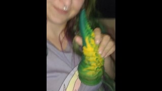 Leyuto 10,5" Kraken Jungle Fantasy Dildo You Unboxing Review ótimo para machos e anal! 12/10!