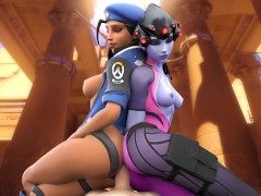 Ana (Captain Amari Skin) & Widowmaker Animation (By Arhoangel)