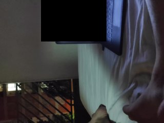 point of view, window, masturbation, outside