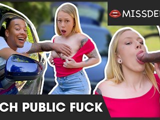 public, teen, car sex, hottie