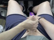 Preview 2 of Giving my buddy a handjob on the highway while driving