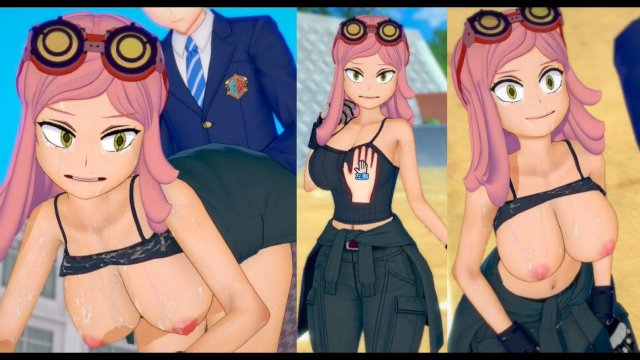 【エロゲーコイカツ！】僕のヒーローアカデミア 発目明3DCG巨乳アニメ動画(ヒロアカ)[Hentai Game Koikatsu! Mei Hatsume(Anime 3DCG Video)]