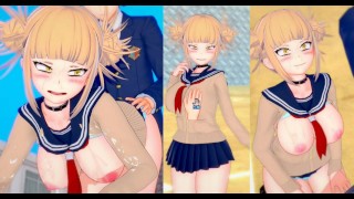 [Hentai Game Koikatsu! ] Faça sexo com Peitões My Hero Academia Himiko Toga.Vídeo 3DCG Anime Erótico