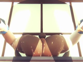 female orgasm, butt, 60fps, anime