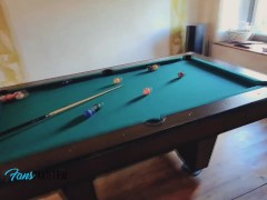 Spontaneous Fuck on the Pool table in the Empty Pub
