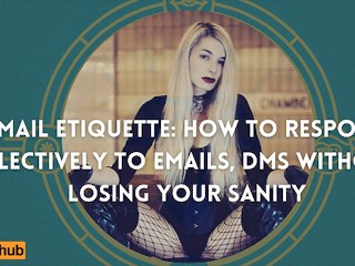 2021 Sex Work Survival Guide Conference - Email Etiquette