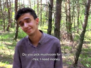 Czech Hunter 561 - Twink Picks Mushrooms In The Woods & He Comes Across A Guy Who Offers Money For S