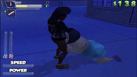 Bonetown pt. 3 - BBW Public Blowjob || Game walkthrough