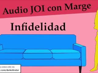 JOI con Marge. Infidelidad en_casa de los Simpsons.