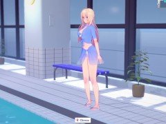 Video 3D/Anime/Hentai: Hottest and most popular girl in school gets Fucked by the pool in her bikini !!!