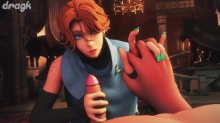 Sypha Belnades Gives You A HANDJOB While Holding Your Hand