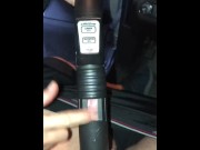 Preview 5 of Wife Sucks me off with the Shop Vacuum Cleaner for the first time, Rewarded for Vacuuming her SUV