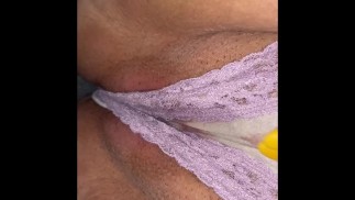 Розовая Киска Трусики Окантовка