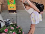 Flashing at the grocery store