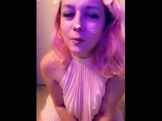 kitty, snap filter, solo female, exclusive