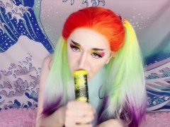 Rainbow Dash Sucks off New Recruit's Horse Cock