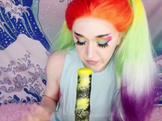 Rainbow Dash Sucks off New Recruit's Horse Cock