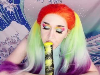 Rainbow DashSucks off New Recruit's Horse Cock