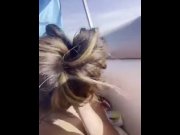 Preview 1 of Hot step sister gave me a blowjob on Dads boat /PAWG/ home from college