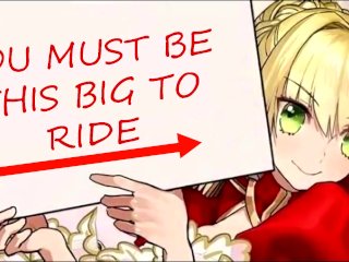 fgo, humilation, nero claudius, penis size