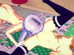 Elze Silhoueska and Yumina Belfast take turns eating pussy - Another World with My Smartphone Hentai