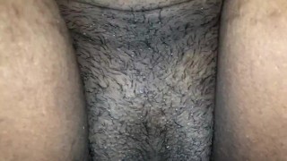 Horny step sis ask me to fuck her creamy fat pussy with my big black dick 