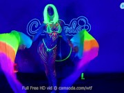 Preview 2 of Jewelz Blu Body Paint and Masturbation show