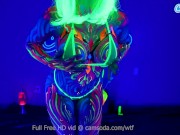 Preview 4 of Jewelz Blu Body Paint and Masturbation show