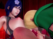 Preview 2 of Naruto Futa - Tsunade vs Konan - 3D Hentai