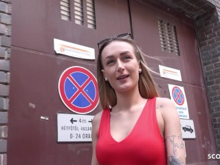 German Scout - Skinny Fit Teen Elena Lux I Pick-up et brut Fuck I Real Street Casting Sexe