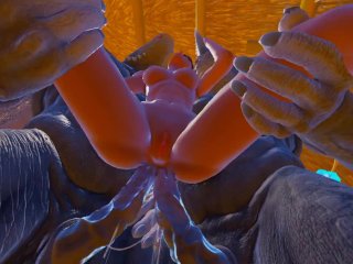 Two Furry Alien Fuck My Wife Double Anal