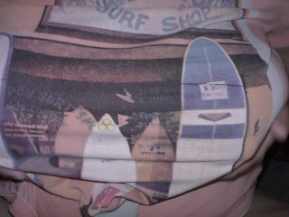 MILF do a fast flashing her big boobs to you! Huge milking MILF boobs close up!