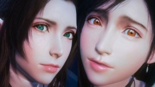 Final Fantasy 7 Futa Tifa And Aerith Tram Sex 1 2