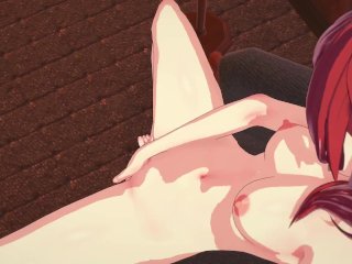 Maki Nishikino plays with_her pussy (Love Live Hentai)