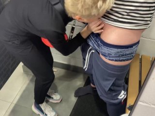 verified amateurs, минет на публике, point of view, fitting room blowjob
