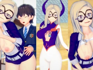 [hentai Game Koikatsu! ]have Sex with Big Tits my Hero Academia Yu Takeyama.3DCG Erotic Anime Video.