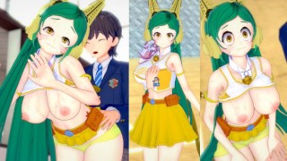 [Хентай-игра Коикацу! ] Займитесь сексом с Большие сиськи My Hero Academia Tomoko Shiretoko.3DCG Эро