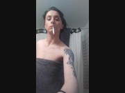 Preview 4 of sexy smoking fetish video smoking jewels