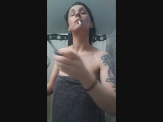 sexy smoking_fetish video smoking jewels