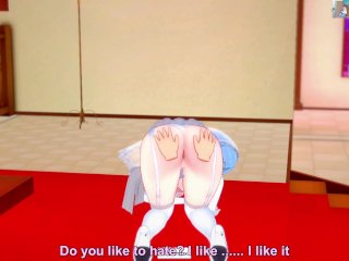 3D/Anime/Hentai: Hot Bride Gets fucked_in the church before her weddingin her wedding dress !!