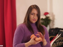 Sweater Sissy Slut Gets Strap-On Fucked!