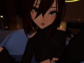 vrchat, cartoon, brunette, fetish