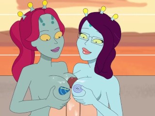 Rick and Morty - Um Caminho De Volta Para Casa - Apenas Cena De Sexo - Parte 45 Unity Double Boobjob! Por LoveSkySanX